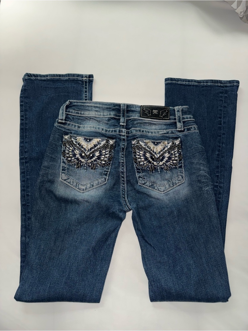 Miss Me Mid Rise Boot Cut Jeans